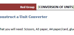 Conversion of Units